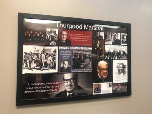 Framed Display Thurgood Marshall